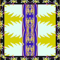 Annum - Original Alien Print Rayon Digital Georgette Square Scarf (7401655763140) (7405484409028)