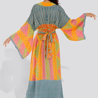 Falicia Silk Long Dress (7392390119620)