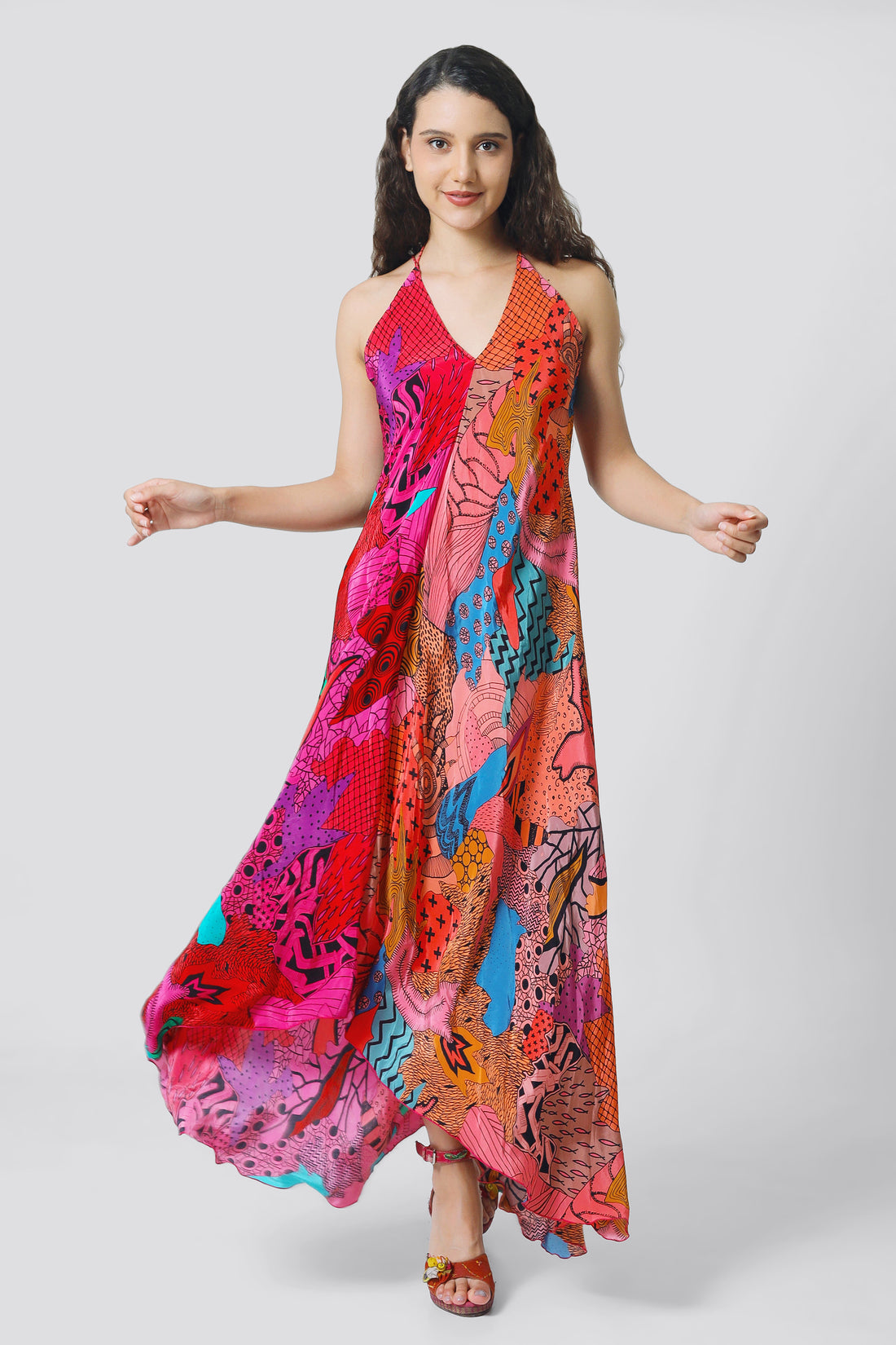 Charlene Dress – Digital African Print
