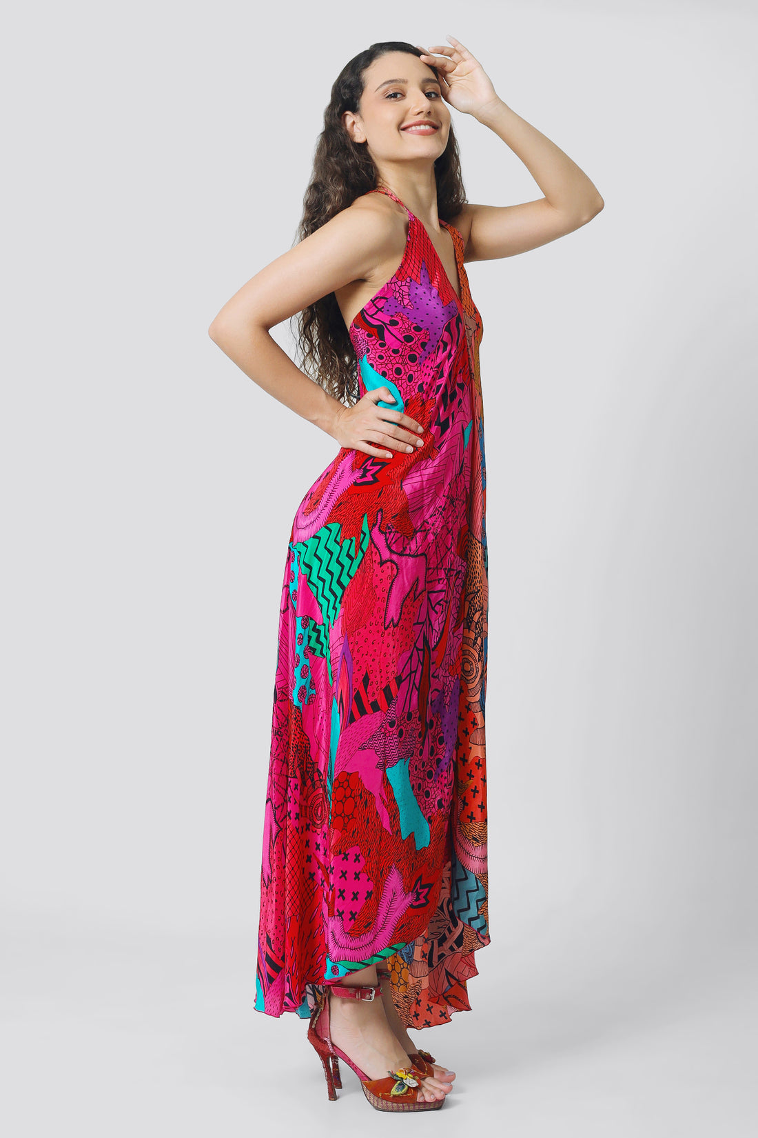 Charlene Dress – Digital African Print