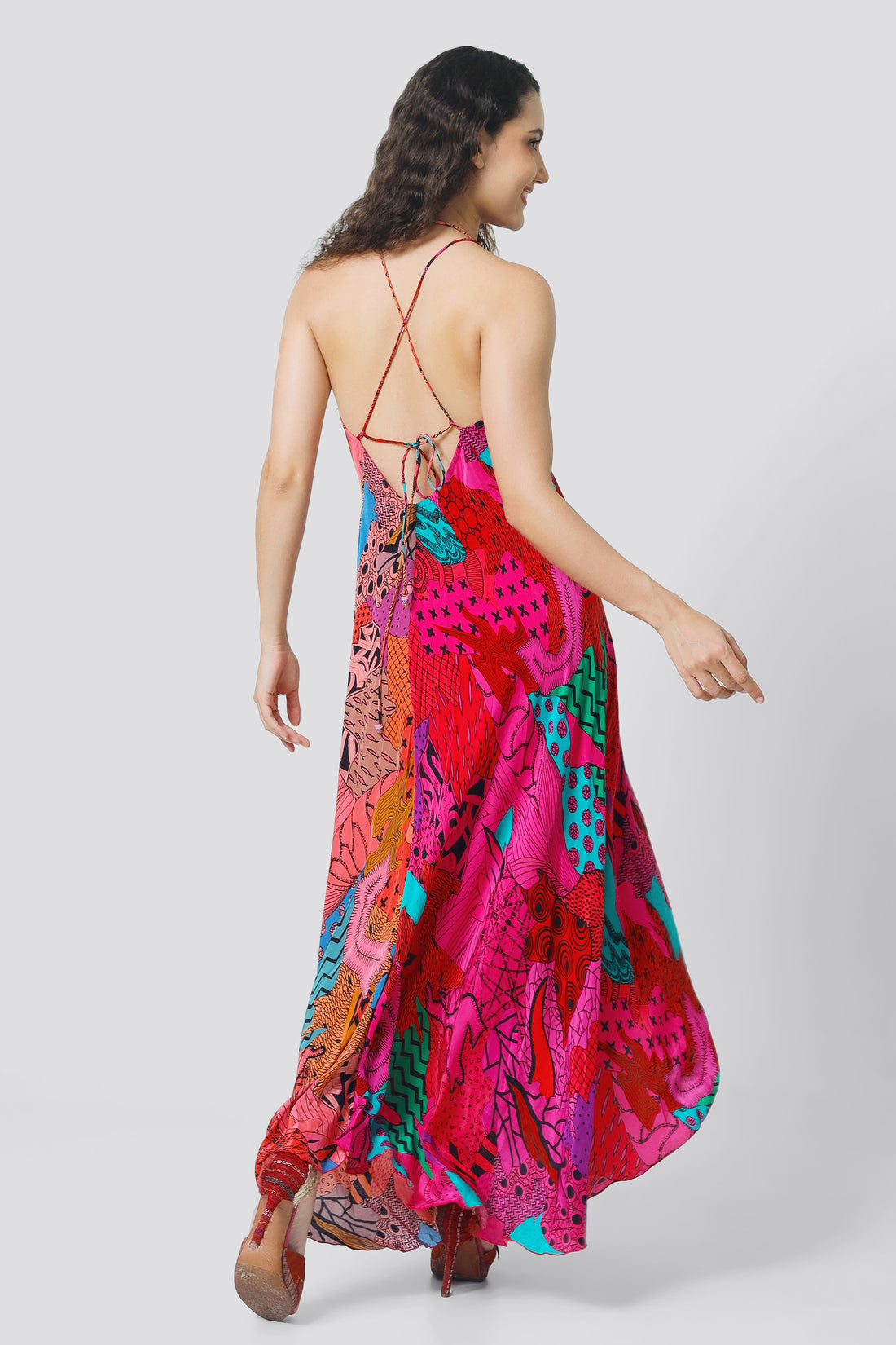 Charlene Dress – Digital African Print