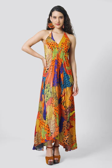 Charlene Dress – Digital African Print
