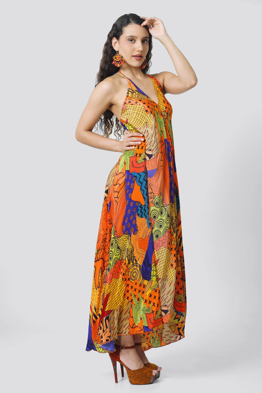 Charlene Dress – Digital African Print