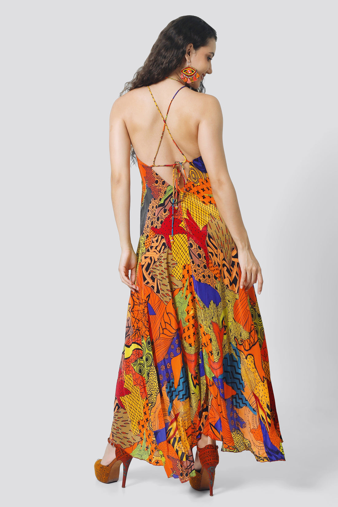Charlene Dress – Digital African Print