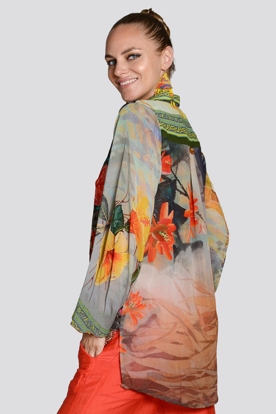 Cerelia - Georgette Digital Print Shirt