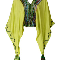 Gemma Ruffle Top - Silk Cotton With Chiffon (4709723308137)