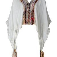 Gemma Ruffle Top - Silk Cotton With Chiffon (4709723308137)
