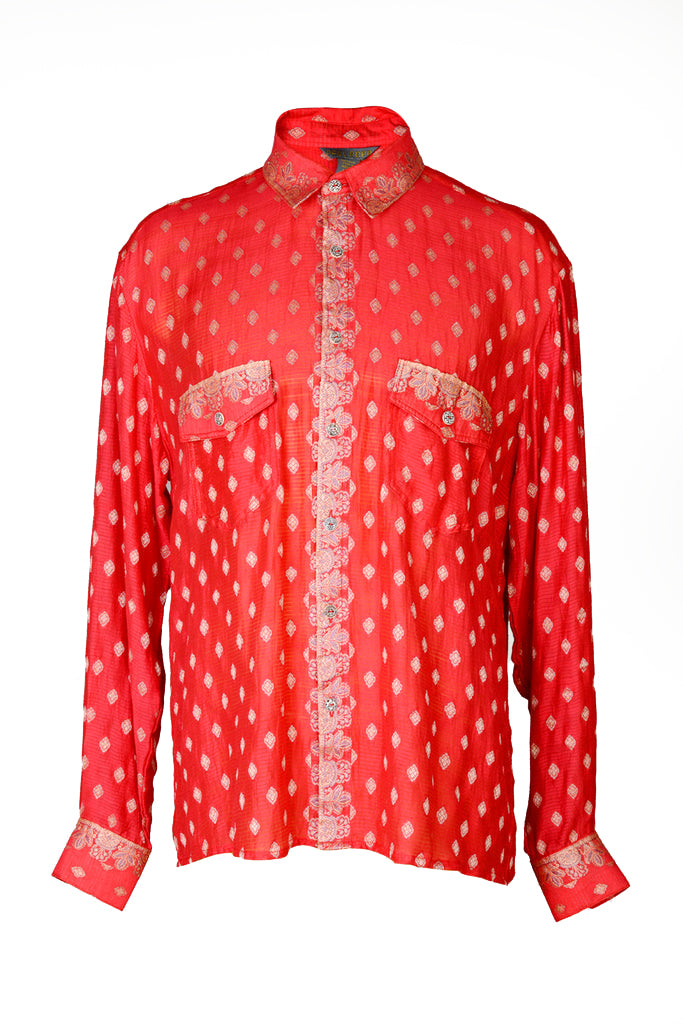 Dylan Shirt - Hand Cut Silk Men's Shirt (3567078506601)