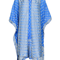 Julia Shawl Neck Silk Jacket - Hand Cut Silk Free Size (4400494248041)