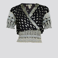 Alquinsha - Hand Cut Silk Top (6182244843716)