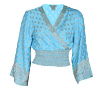 Erin - Hand Cut Silk Top (6698596237508)