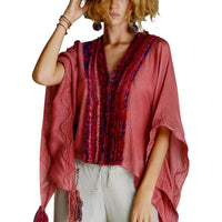 Gemma Ruffle Top - Silk Cotton With Chiffon (4709723308137)